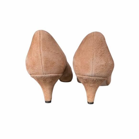 J.Crew Dulci Kitten Heel Pointed Toe Pumps in Suede Leather Lining Pumps Size 9 - Picture 6 of 9